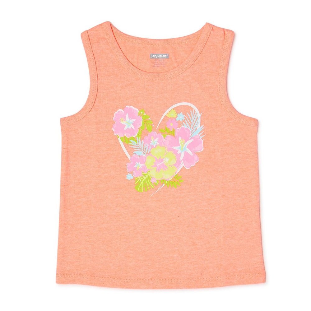 Garanimals Baby Girls Peach Smoothie Tank Top Orange Size 12 Months  NWT